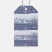 Waterverf Snowman met prettige kerstwinter Wereldb Cadeaulabel (Achterkant)