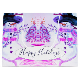 Waterverf Snowman ThMED Groot Cadeauzakje