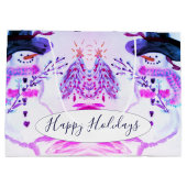 Waterverf Snowman ThMED Groot Cadeauzakje (Achterkant)