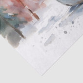 Waterverf Snowman Tissuepapier (Detail)