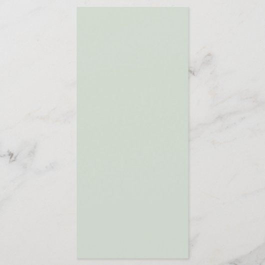 Waterverf Snowy Evergreen Woodland Winterbruiloft Menu (Achterkant)