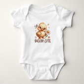 Waterverf So Duckin Leuke baby Duck Romper (Voorkant)