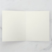 Waterverf "Something Blue Crew" Coquette Voorstel Kaart (Binnen)