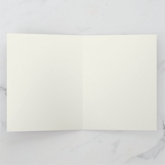 Waterverf "Something Blue Crew" Coquette Voorstel Kaart (Binnen)