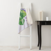 Waterverf Sommige zien bloemen Sommige zien Geweed Sherpa Deken (In situ)