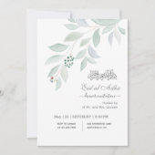 Waterverf Sophisticated Eid al Adha Diner Kaart (Voorkant)