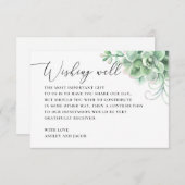 Waterverf sopulanten die het goed wensen. Cactus b Informatiekaartje (Voorkant / Achterkant)