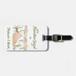 Waterverf Southwest Desert Adventure - Gepersonali Bagagelabel