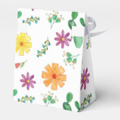 Waterverf Spaanse Fiesta Favor Box Bedankdoosjes (Achterkant)