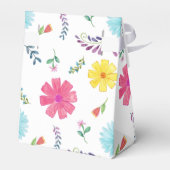 Waterverf Spaanse Fiesta Favor Box Bedankdoosjes (Achterkant)