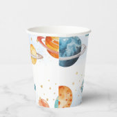 Waterverf Space Party Cups Papieren Bekers (Rechts)