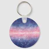 Waterverf Space sleutelhanger (Voorkant)