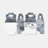 Waterverf Space verjaardagsfeestje voor jongen of  Bedankdoosjes (Uitgevouwen)