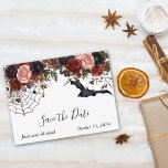 Waterverf Sparen de Datum Halloween Floral herfst Aankondigingskaart<br><div class="desc">Dit ontwerp kan op het gebied worden gepersonaliseerd dat door de foto en/of tekst te veranderen wordt verstrekt. Of het kan worden aangepast door te klikken deze Sjabloon personaliseert en dan de klik te kiezen om verdere optie aan te passen en de kleur van de achtergrond te schrappen of te...</div>