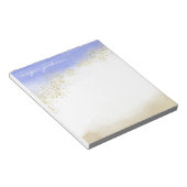 Waterverf Sparkle Personalized Notitieblok (Schuin)