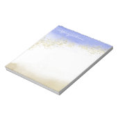 Waterverf Sparkle Personalized Notitieblok (Linkerzijde)