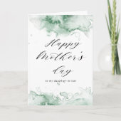 waterverf spat happy mother's day kaart (Voorkant)
