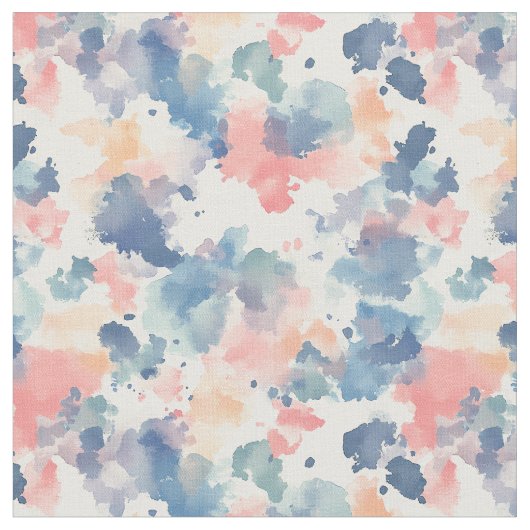 Waterverf spat roze blauw stof (Close Up)