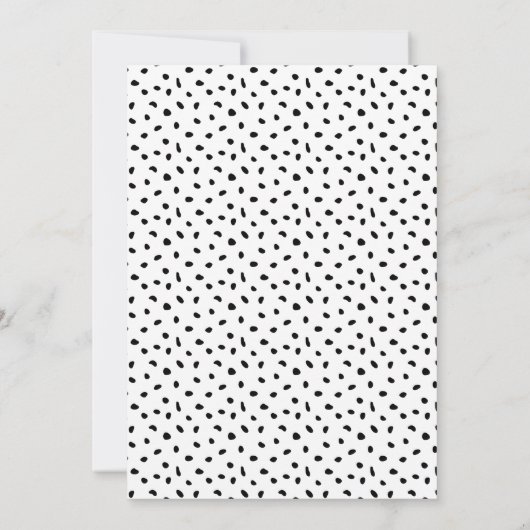 Waterverf spatten | Vieren de Afstuderen Kaart (Achterkant)