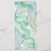 waterverf spatter inkt Menu (Achterkant)