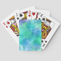 Waterverf speelkaarten