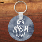 waterverf spetst de beste moeder ooit moederdag sleutelhanger (Voorkant)