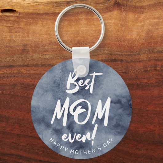 waterverf spetst de beste moeder ooit moederdag sleutelhanger (Voorkant)