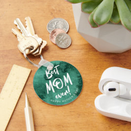 waterverf spetst de beste moederdag ooit sleutelhanger