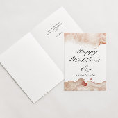 waterverf spetter happy mother's day kaart