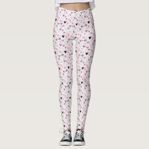 Waterverf spetterend hart leggings