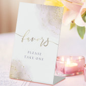 waterverf spettert voetsporen reclamebord met voetstuk