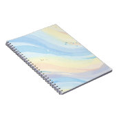 waterverf spiraal foto Notitieboek (Rechterzijde)