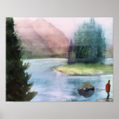 WATERVERF SPIRIT ISLAND POSTER (Voorkant)