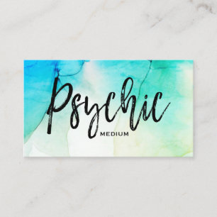 *~* Waterverf Spirituele Psychische Medium Reader Visitekaartje