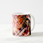 Waterverf splash, abstracte achtergrond. koffiemok (Voorkant rechts)