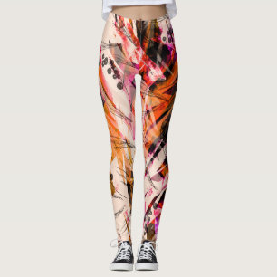 Waterverf splash,  abstracte achtergrond. leggings