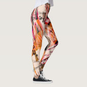 Waterverf splash,  abstracte achtergrond. leggings (Rechts)