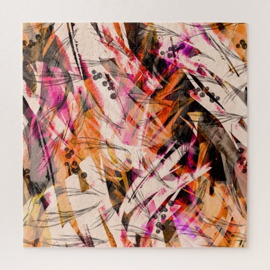 Waterverf splash,  abstracte achtergrond. legpuzzel (Verticaal)