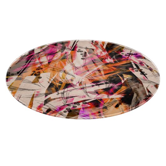 Waterverf splash, abstracte achtergrond. snijplank (Hoek)