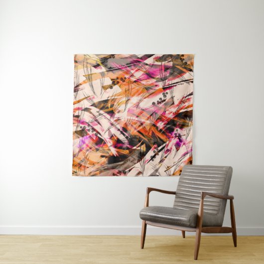 Waterverf splash,  abstracte achtergrond. wandkleed (In Situ (horizontaal))