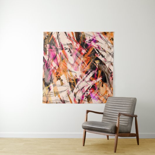 Waterverf splash,  abstracte achtergrond. wandkleed (In situ)