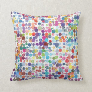 Waterverf Splash Abstracte druppeltjes Kussen
