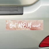 Waterverf Splash Beste Mam Ooit Moederdag Bumpersticker (Op auto)