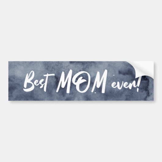 Waterverf Splash Beste Mam Ooit Moederdag Bumpersticker (Voorkant)