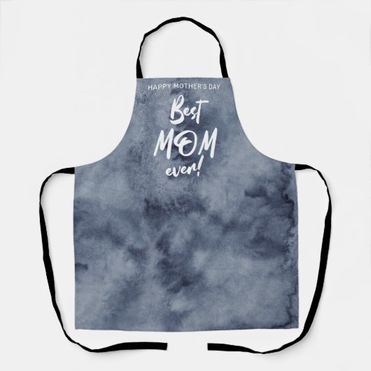 Waterverf Splash Beste Mam Ooit Moederdag Schort (Voorkant)