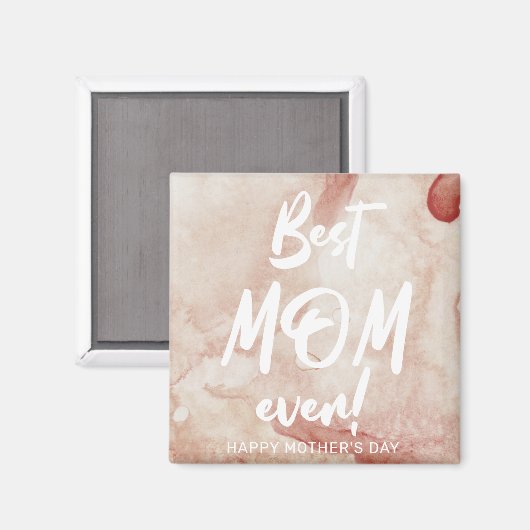 Waterverf Splash Beste Moeder Moederdag Magneet (Voorkant / Achterkant)