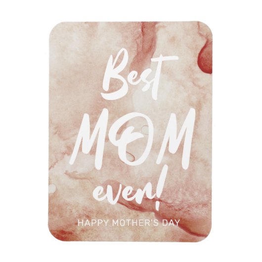 Waterverf Splash Beste Moeder Moederdag Magneet (Verticaal)