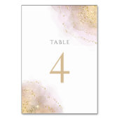 waterverf splash design-tabel nummer 4 kaart (Voorkant)