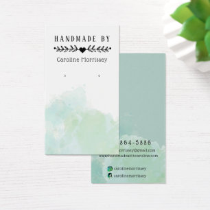 Waterverf Splash Earring Display Kaart