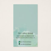 Waterverf Splash Earring Display Kaart (Achterkant)